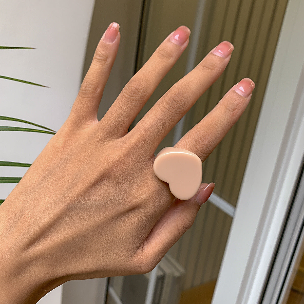 Anillos De Acrílico De Corazones al por mayor